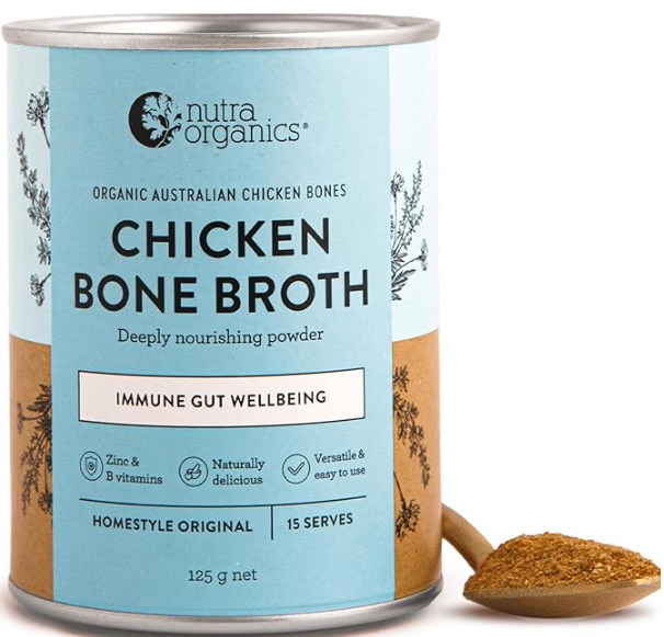 Nutra Organics Chicken Bone Broth Homestyle Original 125g